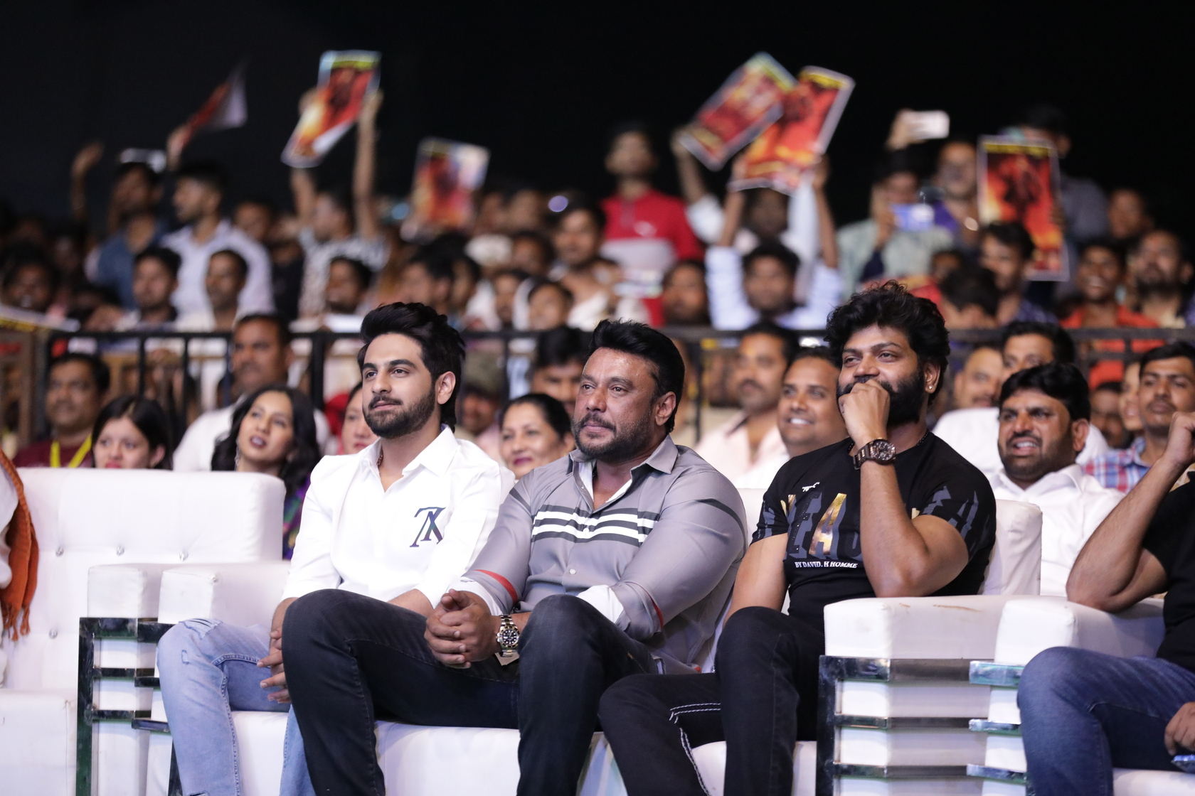 ಬಾಸ್ ಮೆಚ್ಚಿದ ಬನಾರಸ್! 1 Zaid Khan Darshan Banaras Pre release Event in Hubli
