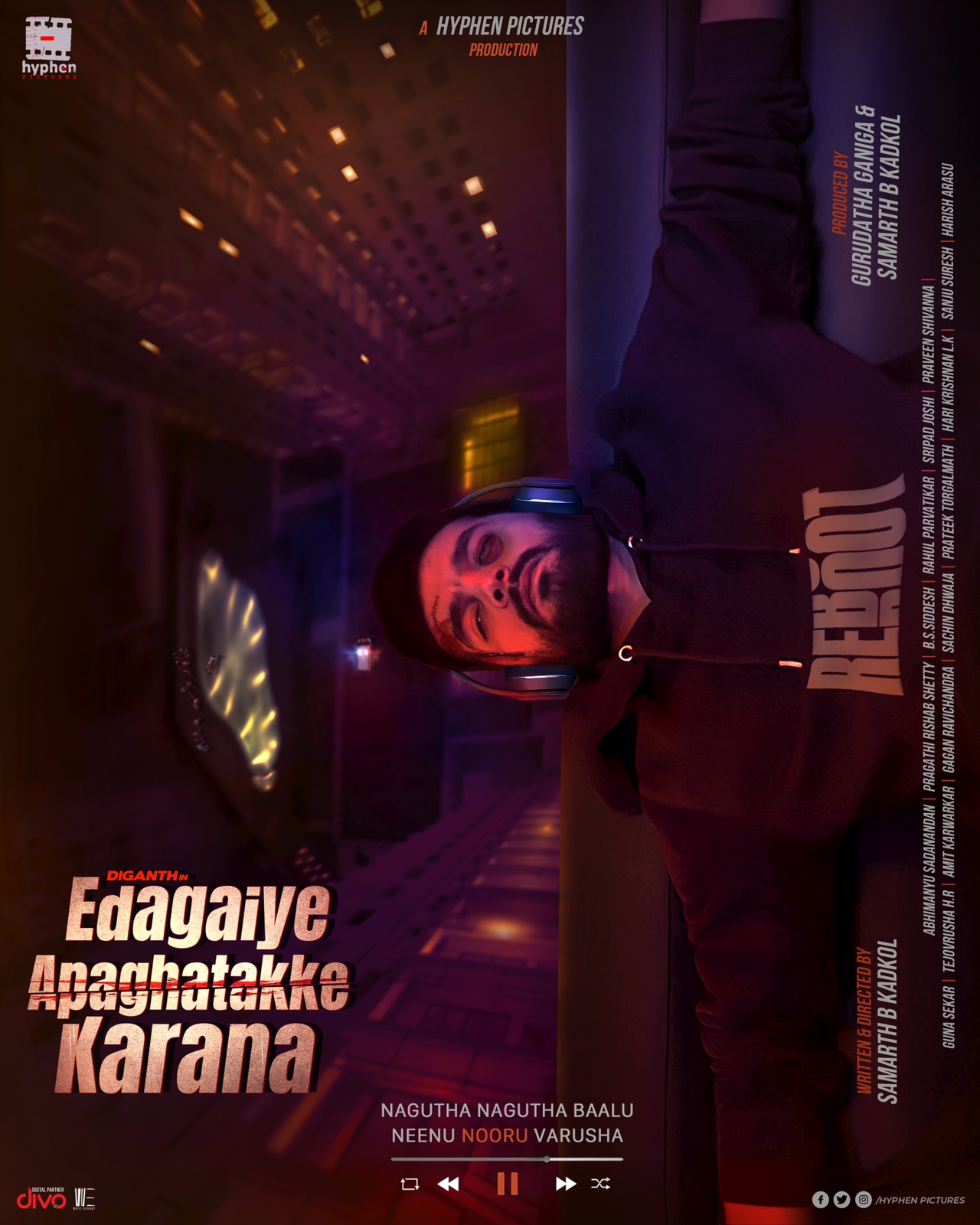 Dood Peda Diganth birthday gift character poster of the movie 'edagay apagathakke karana