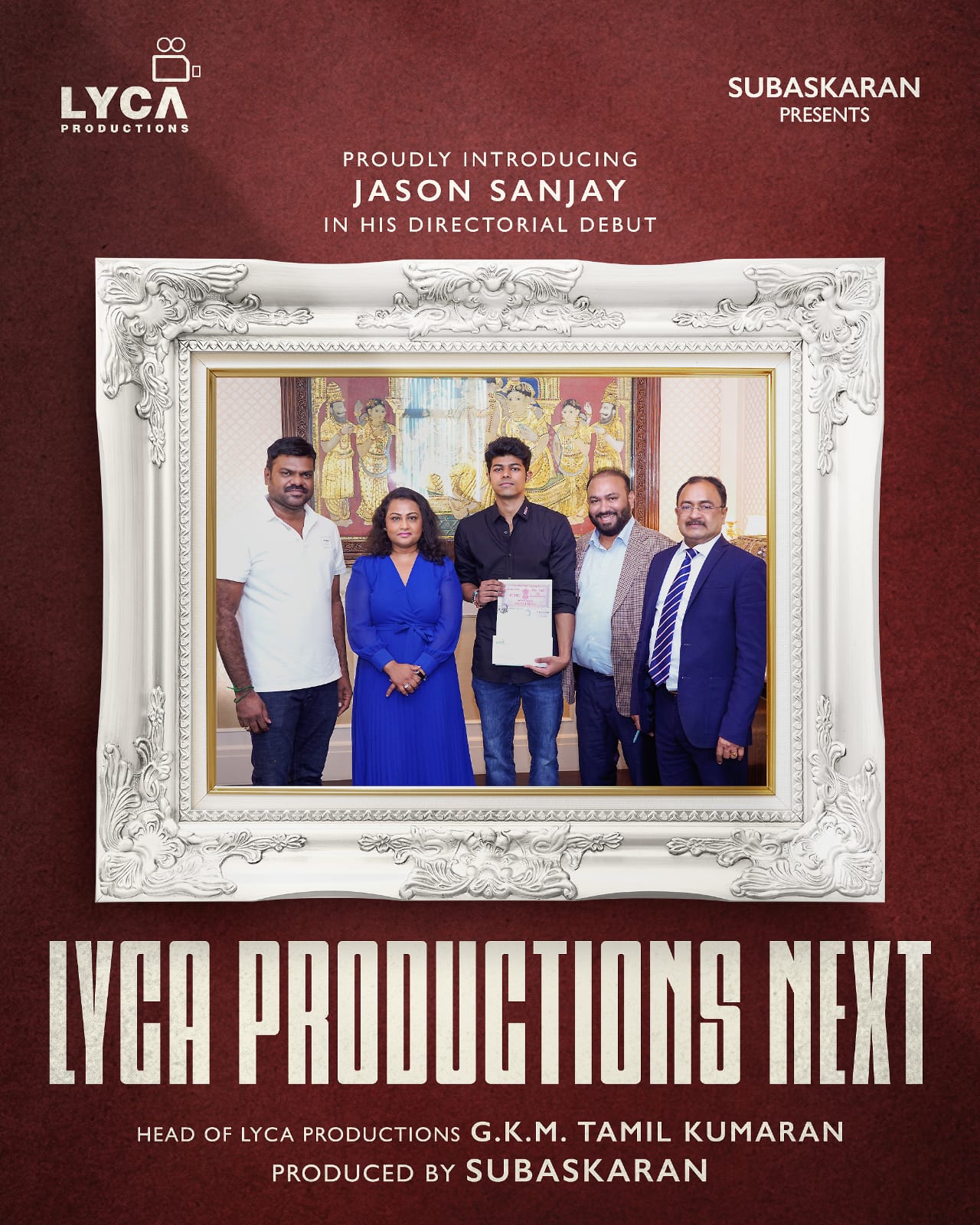 Ilayadalpati Vijay's son who became a director.. Jason Sanjay Vijay's debut film is funded by Lyca.